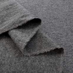 100% Italian Cashmere Jacketing - Grey 9 100% Italian Cashmere Jacketing - Grey -Croft Mill 100 cashmere italian coating grey fine soft wool fabric fold