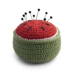 Prym Love - Pin Cushion/Fixing Weight – Watermelon -Croft Mill 610332 prym love pin cushion fixing weight watermelon use gallery