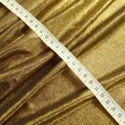 A Knight To Remember - Gold -Croft Mill a knight to remember gold polyester knitted jersey fabric cud