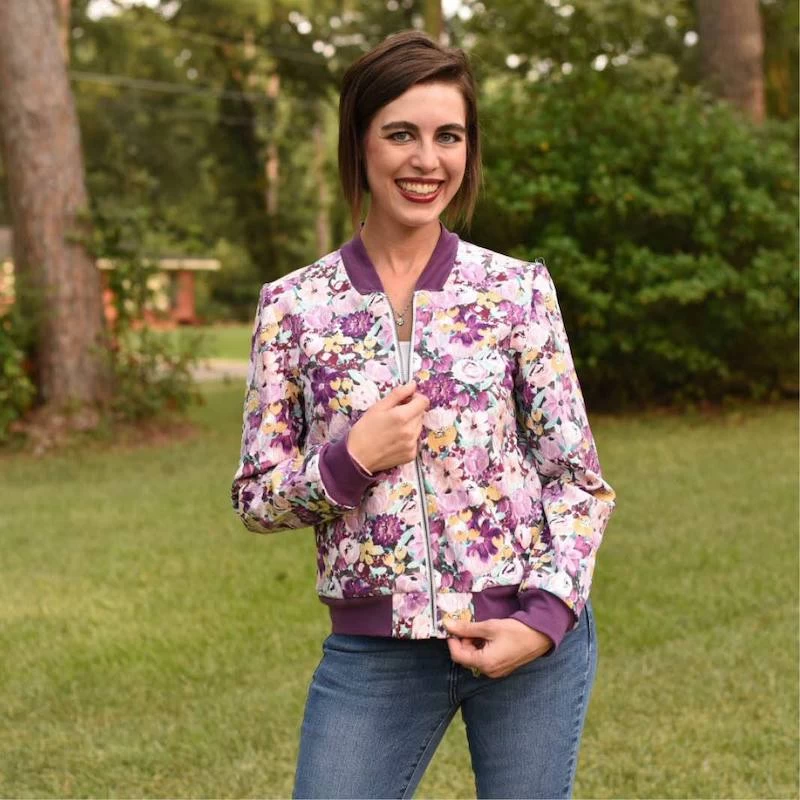 Wardrobe By Me - Amelia Bomber Jacket Pattern (Sizes 0-24) 8 Wardrobe By Me - Amelia Bomber Jacket Pattern (Sizes 0-24) - Image 6