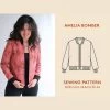 Wardrobe By Me - Amelia Bomber Jacket Pattern (Sizes 0-24) -Croft Mill amelia bomber jacket pattern wardrobe by me cover