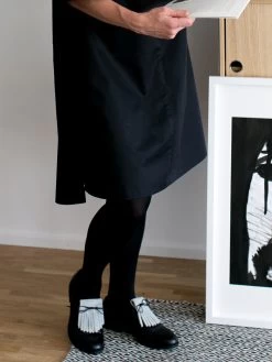 The Assembly Line - Box Pleat Dress Pattern (Sizes XS-2XL) -Croft Mill assembly line box pleat dress 3