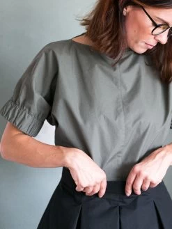 The Assembly Line - Cuff Top Pattern (Sizes XS-4XL) 26 The Assembly Line - Cuff Top Pattern (Sizes XS-4XL) -Croft Mill assembly line cuff top 3 gallery