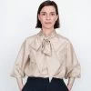 The Assembly Line - Tie Bow Blouse Pattern (Sizes XS-3XL) -Croft Mill assembly line tie bow blouse cover