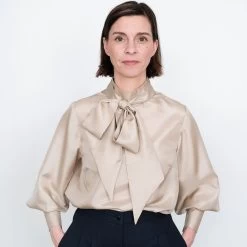 The Assembly Line - Tie Bow Blouse Pattern (Sizes XS-3XL)