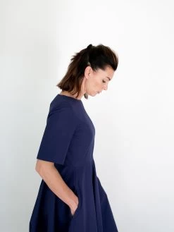 The Assembly Line - Tulip Dress Pattern (Sizes XS-3XL) -Croft Mill assembly line tulip dress 2