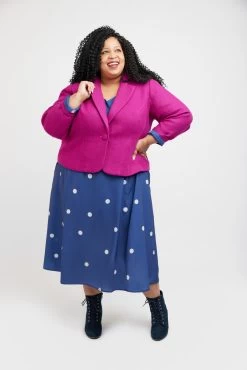 Cashmerette - Auburn Blazer Sewing Pattern (Sizes 12-32) 17 Cashmerette - Auburn Blazer Sewing Pattern (Sizes 12-32) -Croft Mill auburn blazer pattern by cashmerette size 12 32 4