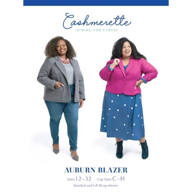 Cashmerette - Auburn Blazer Sewing Pattern (Sizes 12-32) 3 Cashmerette - Auburn Blazer Sewing Pattern (Sizes 12-32)
