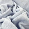 Panda Soft - Ice Blue 1 Panda Soft - Ice Blue -Croft Mill bamboo viscose cotton towelling fabric panda soft ice blue cu