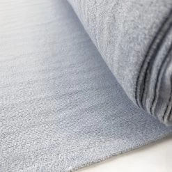 Panda Soft - Ice Blue -Croft Mill bamboo viscose cotton towelling fabric panda soft ice blue roll