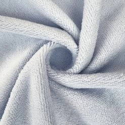 Panda Soft - Ice Blue -Croft Mill bamboo viscose cotton towelling fabric panda soft ice blue twist