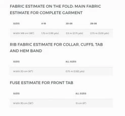 Style Arc - Bert Knit Top Sewing Pattern (UK 4-16) 9 Style Arc - Bert Knit Top Sewing Pattern (UK 4-16) -Croft Mill bert knit top pattern by style arc backcover 1