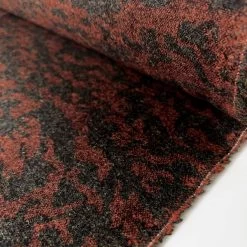 Hide Out - Orange 7 Hide Out - Orange -Croft Mill black wool suiting fabric hide out orange 3