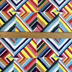 Blockhead 9 Blockhead -Croft Mill blockhead colourful heavy cotton poplin suiting canvas fabric s