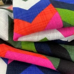 Boom - Zig Zag 1 -Croft Mill boom zig zag 1 green pink blue black fold