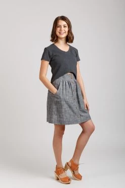 Megan Nielsen - Briar Sweater & T-Shirt Pattern (Sizes 0-20) -Croft Mill briar sweater and t shirt pattern by megan nielsen 4