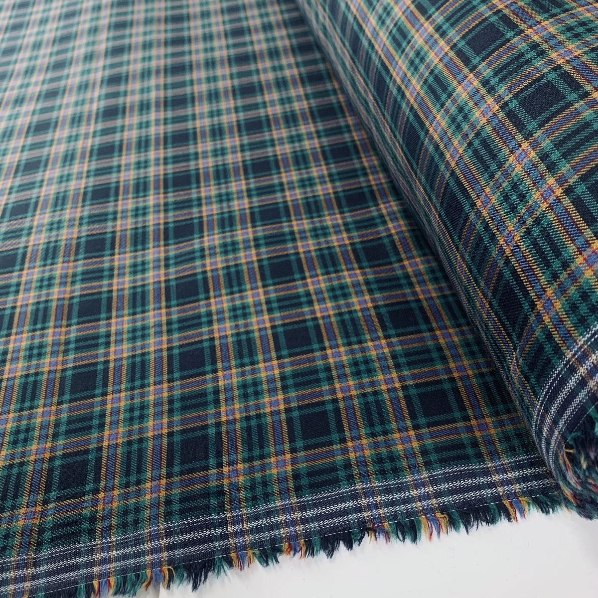 Brushed Tartan - Black + Green 4 Brushed Tartan - Black + Green - Image 2