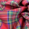 Brushed Tartan - Scotty 2 Brushed Tartan - Scotty -Croft Mill brushed tartan scotty brushed cotton tartan shirt material fold