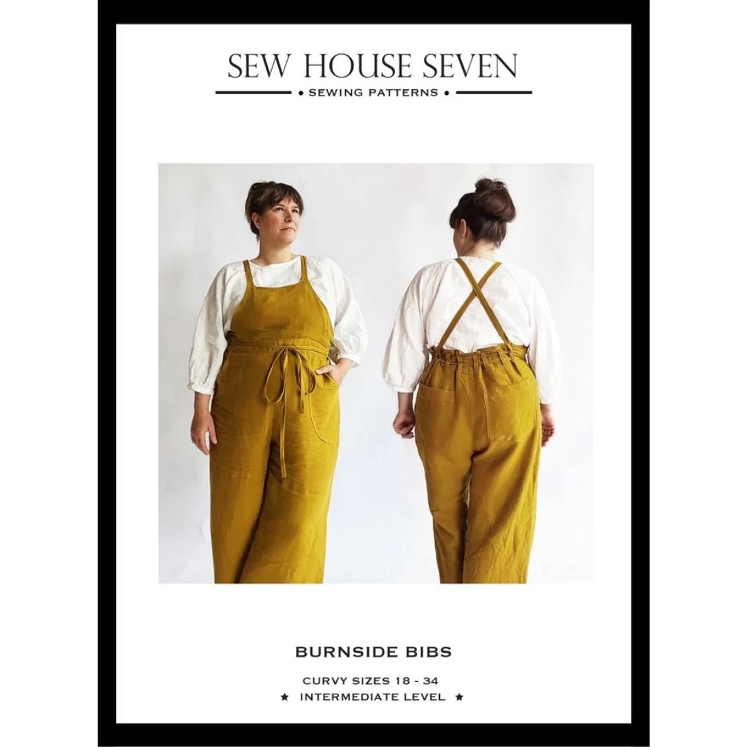 Sew House Seven - Curvy Burnside Bibs Pattern (Sizes 18-34) 3 Sew House Seven - Curvy Burnside Bibs Pattern (Sizes 18-34)
