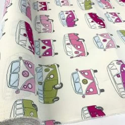 Canvas - VW Campervan - Pink