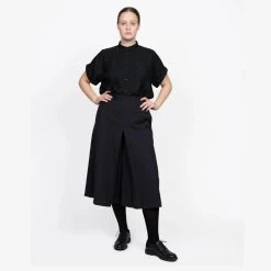 The Assembly Line - Cap Sleeve Shirt Pattern (XS-3XL) -Croft Mill cap sleeve shirt sewing pattern the assembly line 4