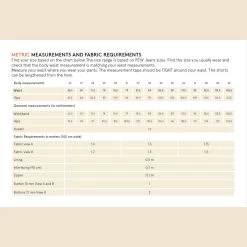 Wardrobe By Me - Men’s Cargo Shorts Pattern (Sizes 27-36) 15 Wardrobe By Me - Men’s Cargo Shorts Pattern (Sizes 27-36) -Croft Mill cargo shorts pattern wardrobe by me metric