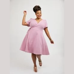Cashmerette - Roseclair Dress Pattern (Sizes 12-32) -Croft Mill cashmerette roseclair dress size 12 32 2