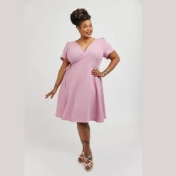 Cashmerette - Roseclair Dress Pattern (Sizes 12-32) -Croft Mill cashmerette roseclair dress size 12 32