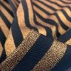 Catwalk - Jordan -Croft Mill catwalk jordan metallic party dress fabric gold stripes diagonal 66 wool 22 polyester 12 nylon close up