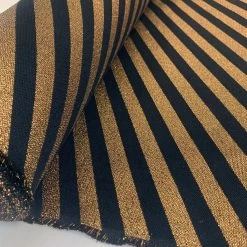 Catwalk - Jordan -Croft Mill catwalk jordan metallic party dress fabric gold stripes diagonal 66 wool 22 polyester 12 nylon roll