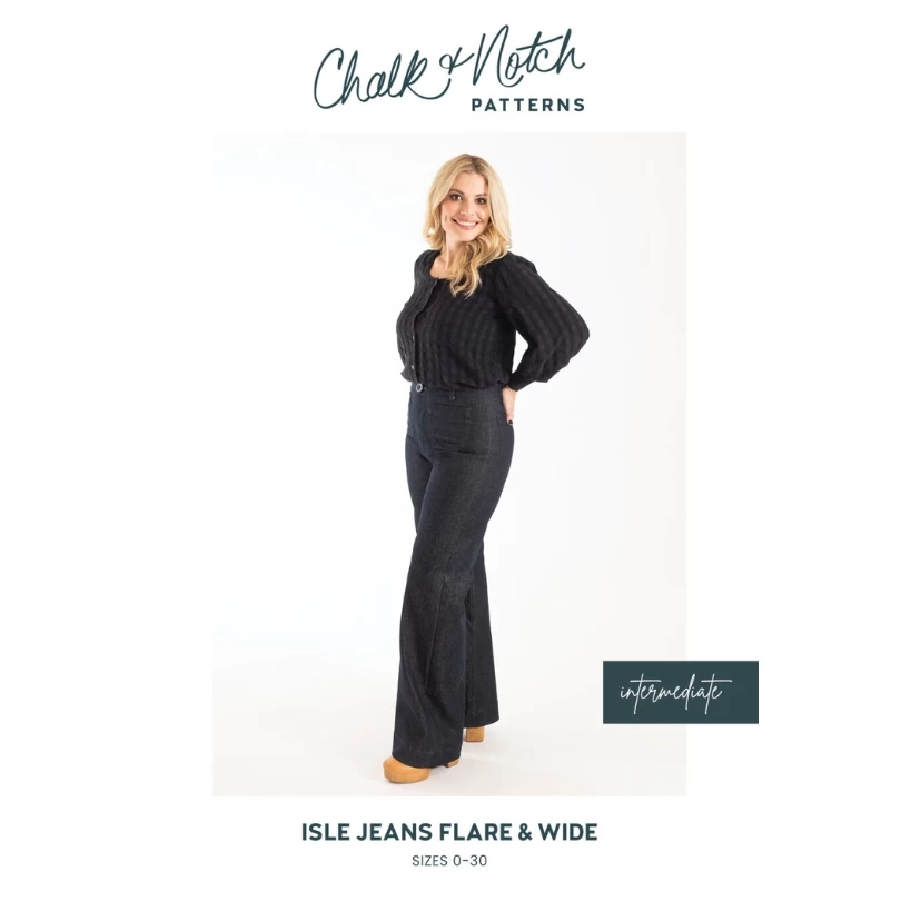 Chalk & Notch Patterns - Isle Jeans Sewing Pattern 3 Chalk & Notch Patterns - Isle Jeans Sewing Pattern