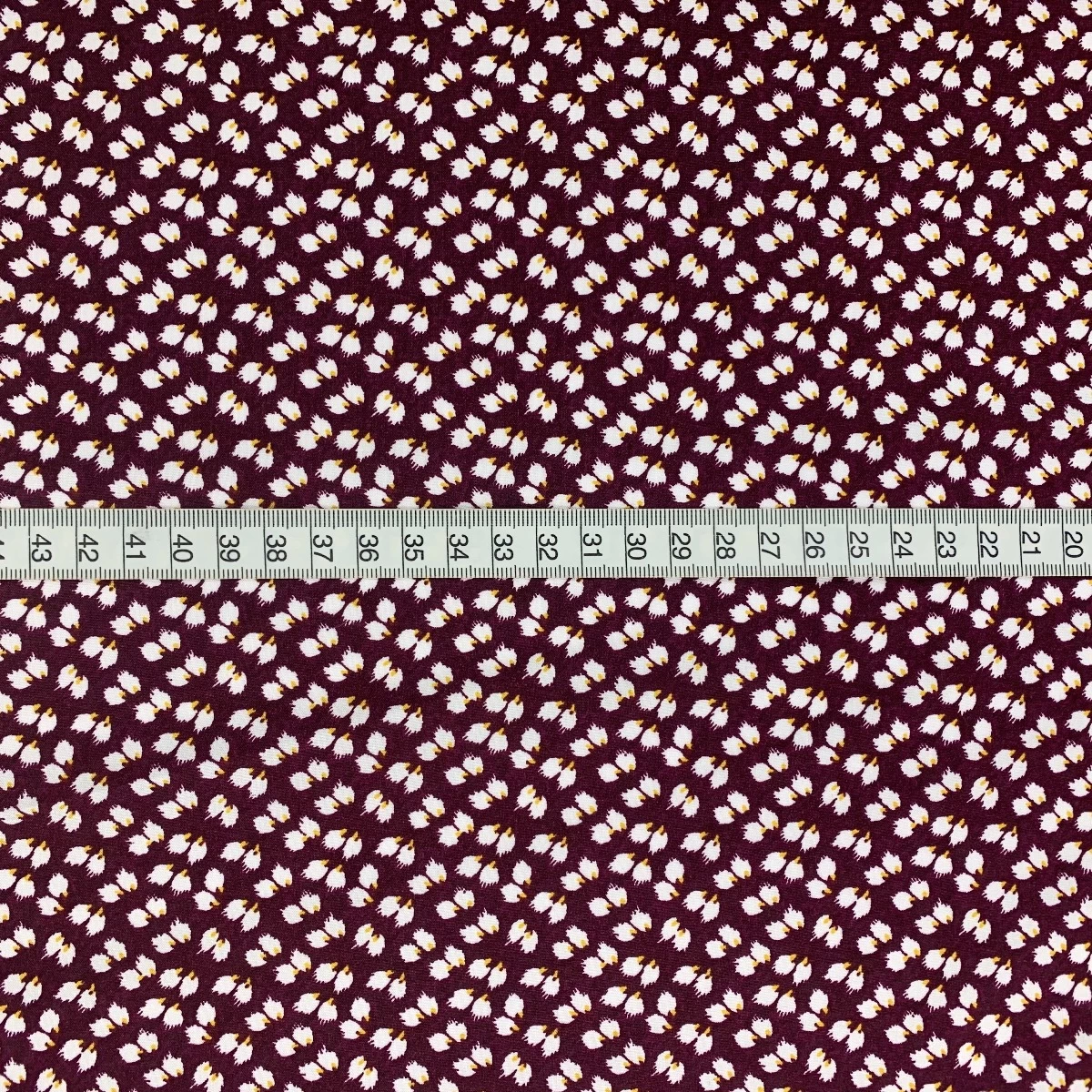 Challis - Plum Leaf 5 Challis - Plum Leaf - Image 3