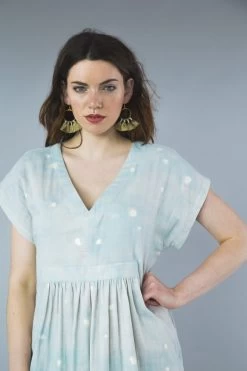 Closet Core Patterns - Charlie Caftan Pattern (Sizes 0-20) -Croft Mill charlie caftan by closet core patterns 6