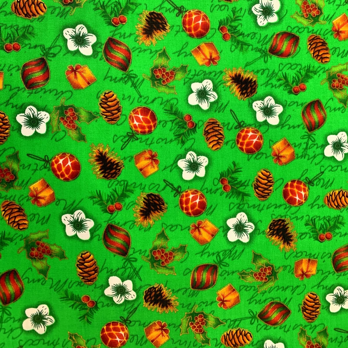 Stof Fabric - Christmas Acorn 3 Stof Fabric - Christmas Acorn