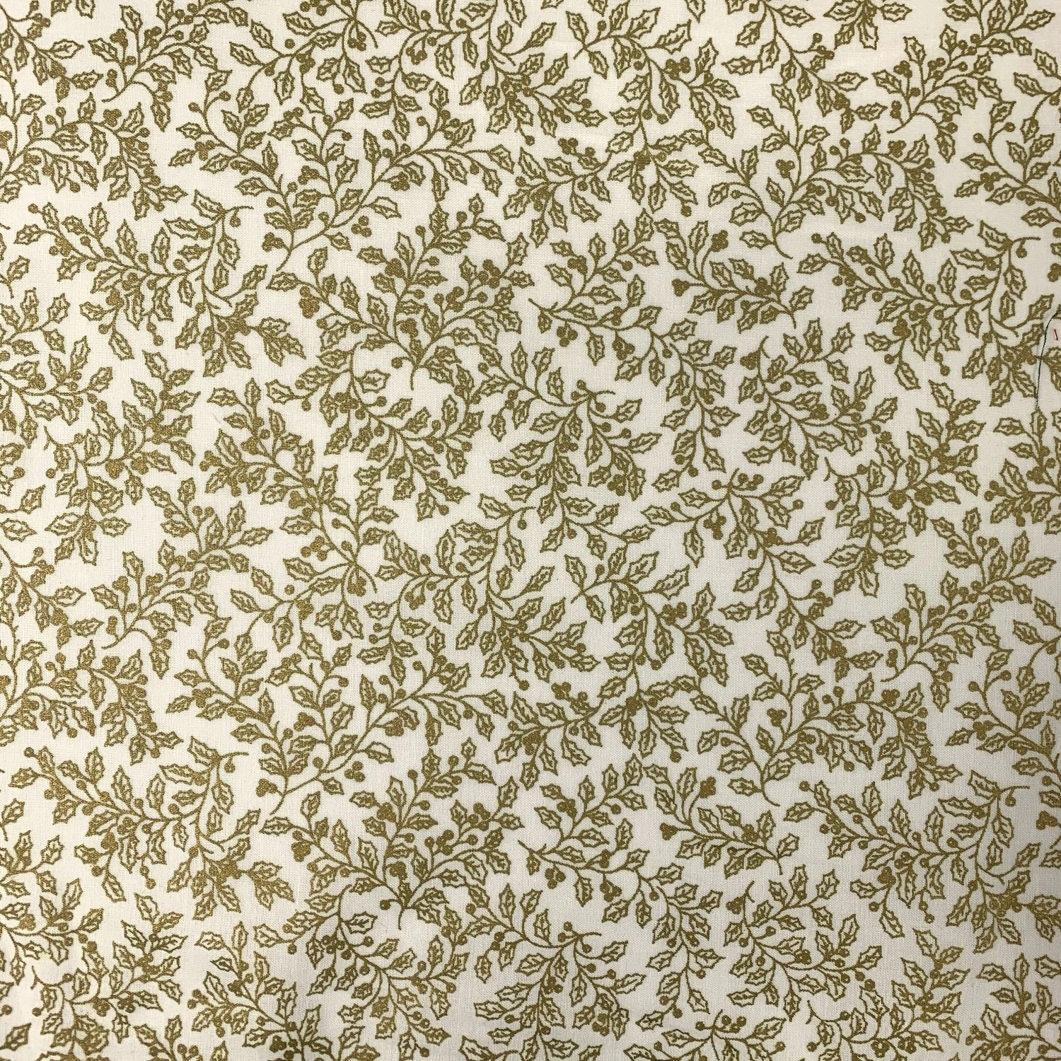 Christmas Cotton - Holly - Ivory 4 Christmas Cotton - Holly - Ivory - Image 2