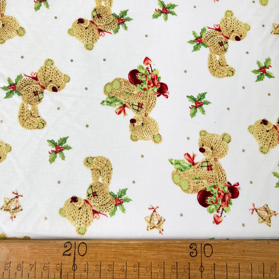 CC - Festive Ted Ivory 5 CC - Festive Ted Ivory - Image 3