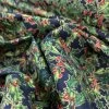 CC - Night Holly -Croft Mill christmas cotton fabric craft shirting green cc night holly cu