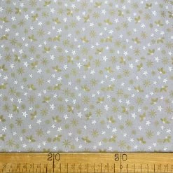 CC - Christmas Mist 7 CC - Christmas Mist -Croft Mill christmas cotton fabric craft shirting grey gold cc mist ruler