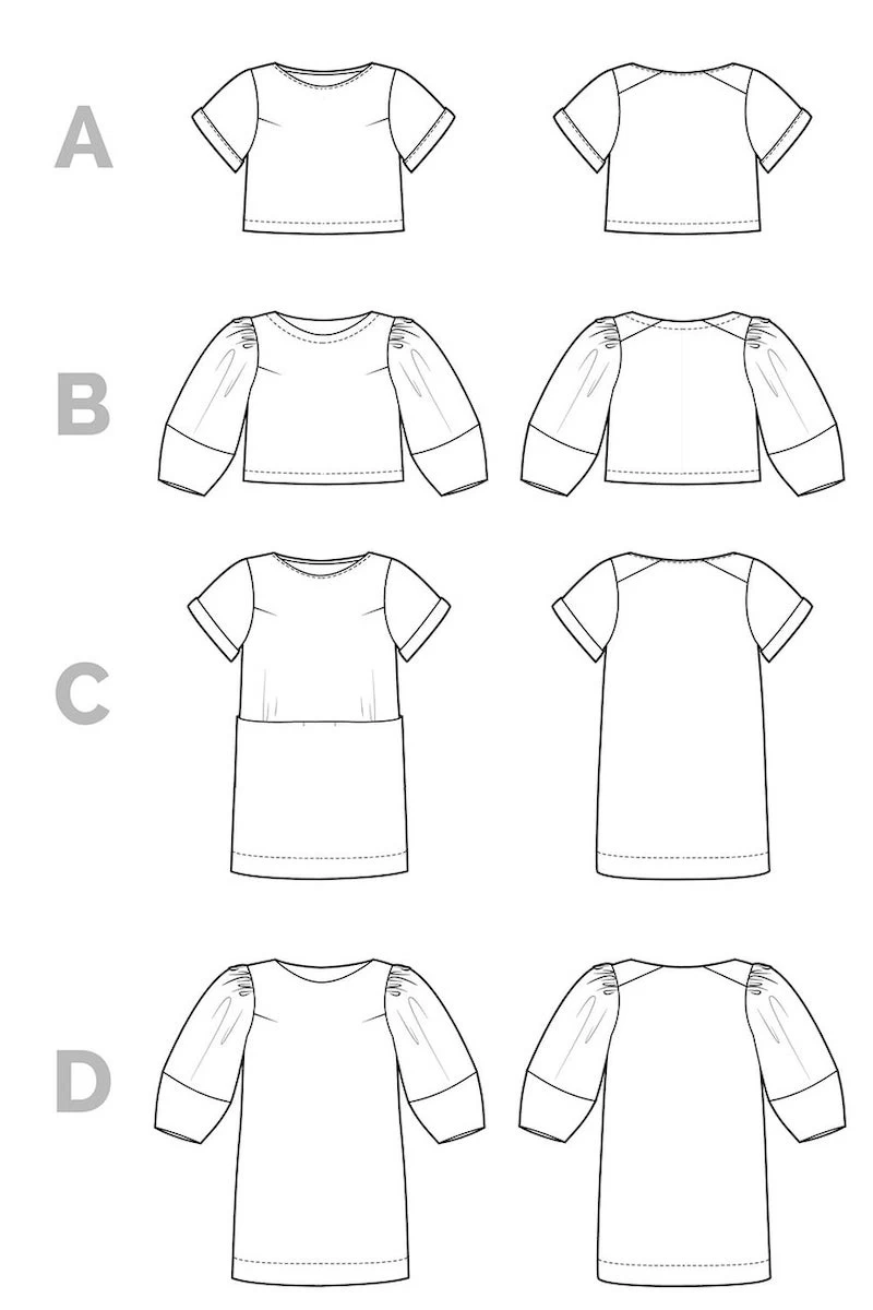 Closet Core Patterns - Cielo Top & Dress Pattern (Sizes 0-20) - Image 11