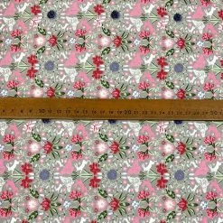 Combed Poplin - Sanctuary -Croft Mill combed cotton sanctuary pale taupe warm grey easter dress craft cotton fabric scale fabric photo custom