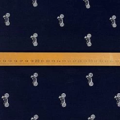 Combed Poplin - Ride On -Croft Mill combed poplin ride on choppers bike navy combed 2