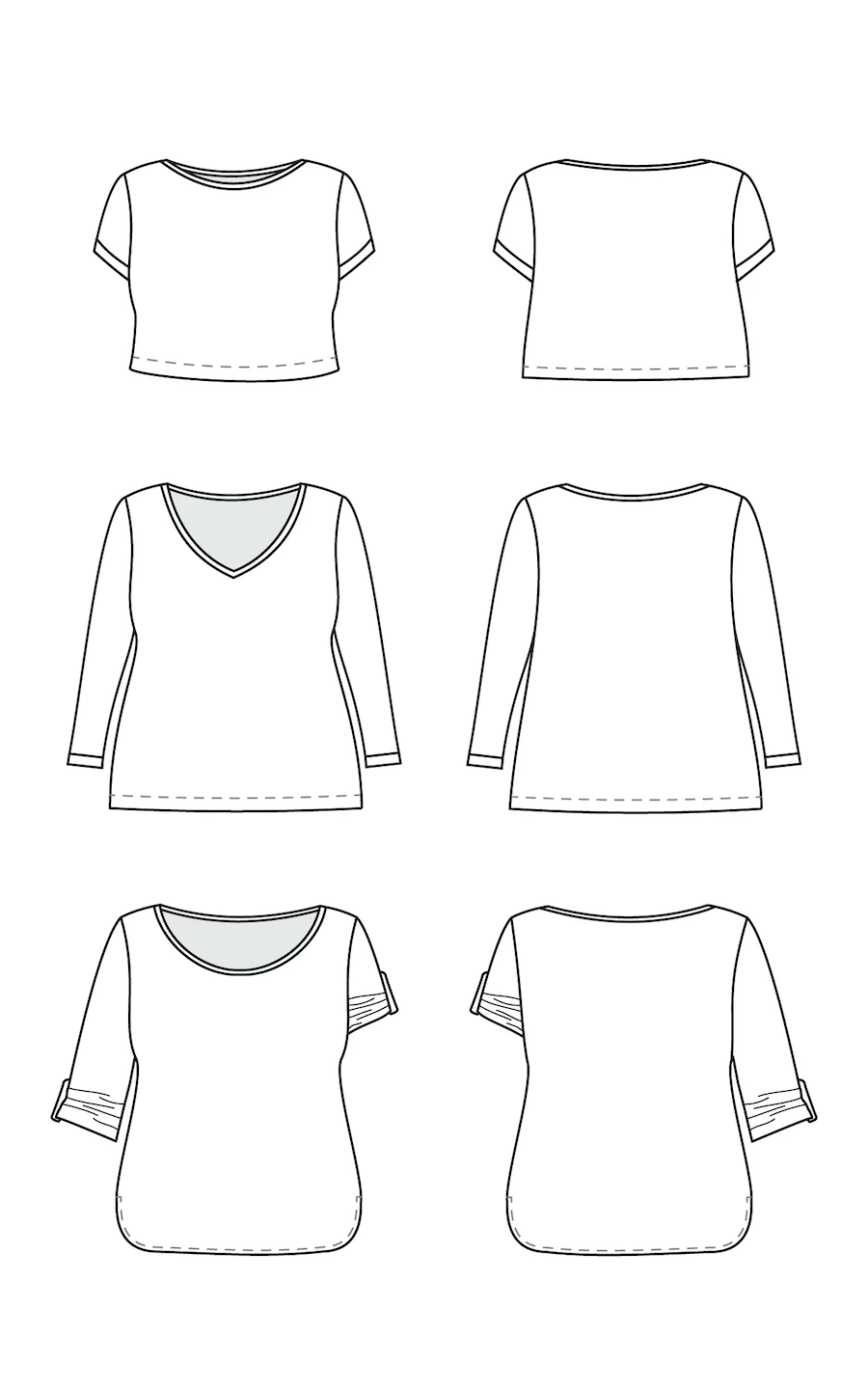 Cashmerette - Concord T-Shirt Sewing Pattern (Sizes 12-32) - Image 3