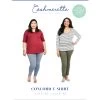 Cashmerette - Concord T-Shirt Sewing Pattern (Sizes 12-32) -Croft Mill concord tshirt pattern size 12 32 cashmerette front