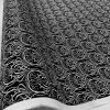 Cotton Canvas - Art Noveau - Black/White 2 Cotton Canvas - Art Noveau - Black/White -Croft Mill cotton canvas art noveau black white patterns custom