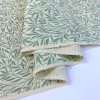 Canvas - Palms - Sage -Croft Mill cotton canvas palms sage closee up drape fabric photo b custom