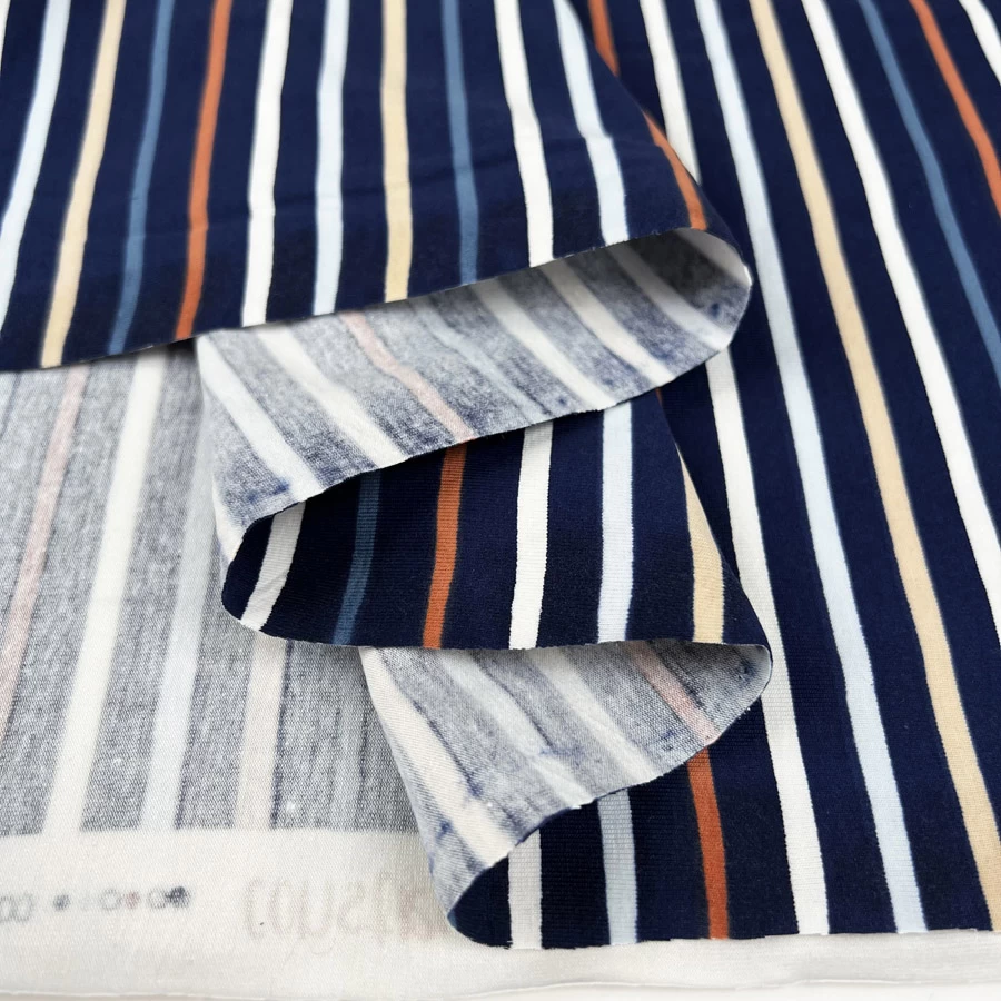 Cotton Jersey - Papa Stripe - Image 3