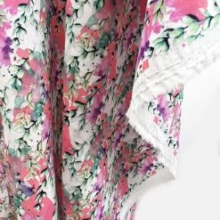 A Collection - Pink -Croft Mill cotton lawn dress fabric a collection pink hang