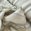 Double Gauze Stripe - Beachcomber 2 Double Gauze Stripe - Beachcomber -Croft Mill cotton muslin double gauze stripe dress fabric beachcomber close up