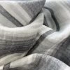 Double Gauze Stripe - Pebble -Croft Mill cotton muslin double gauze stripe dress fabric pebble cu