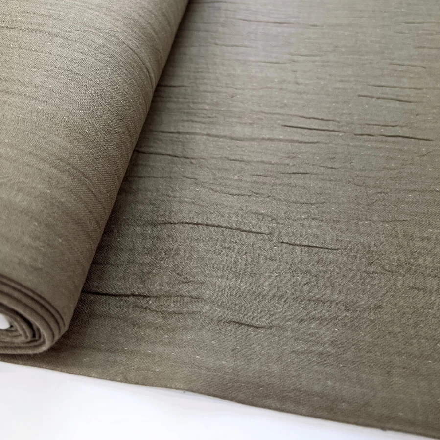 Double Gauze Uni - Khaki 4 Double Gauze Uni - Khaki - Image 2